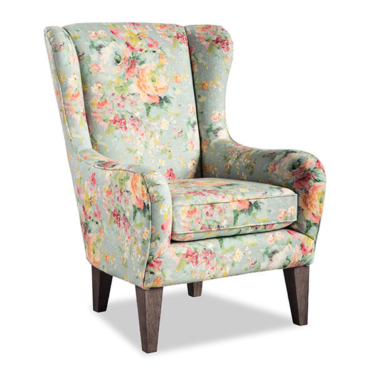 Lorette Wing Back Chair - accent-chairs