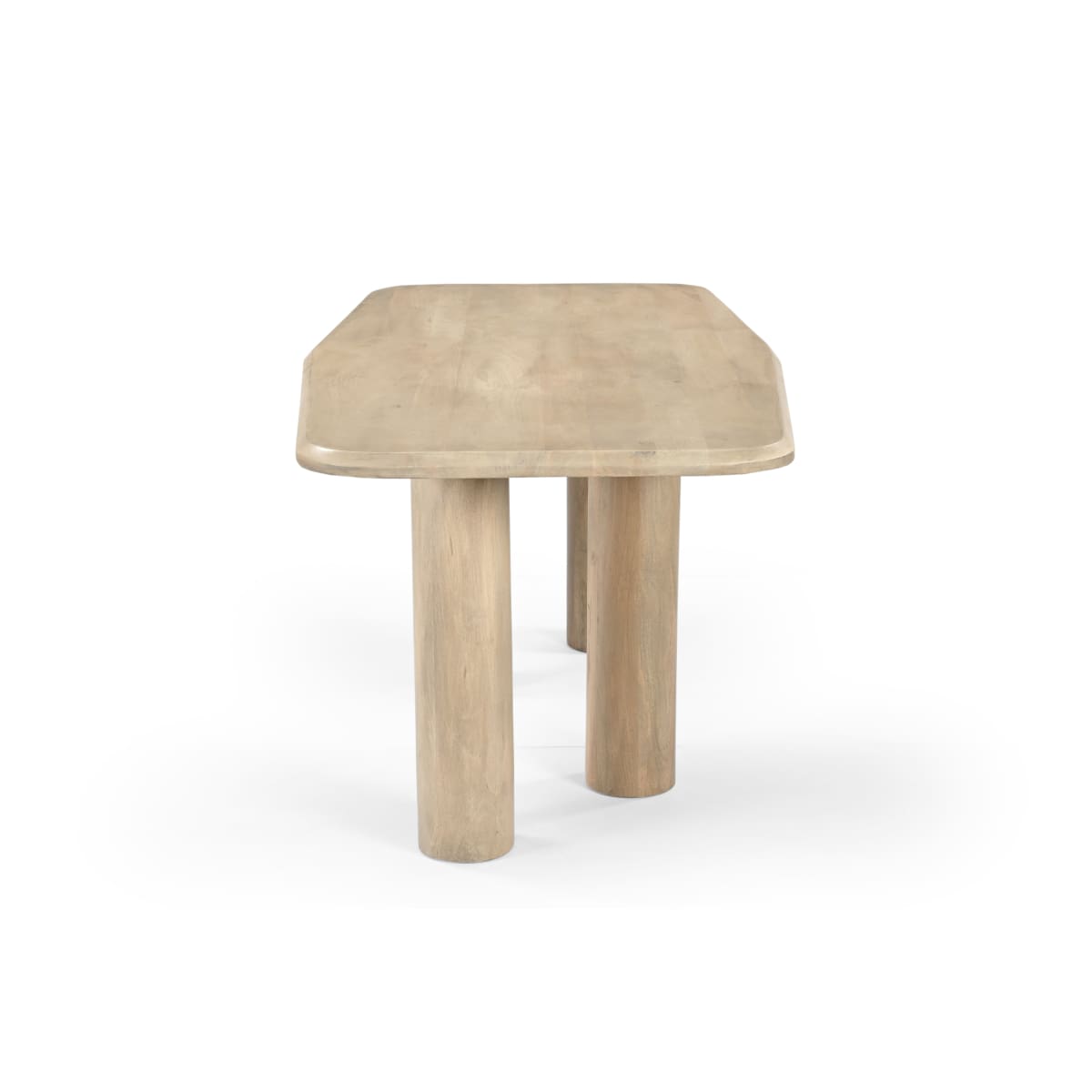 Lotus Mango Wood Dining Table - 70.87W X 35.43D X 30H. - dining-table