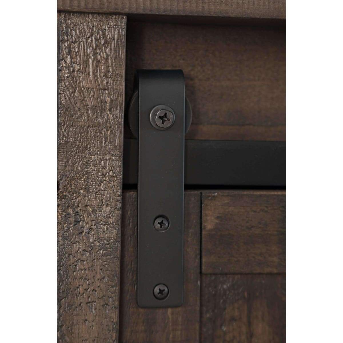 Madison Country Barn Door Bed -Brown - BED