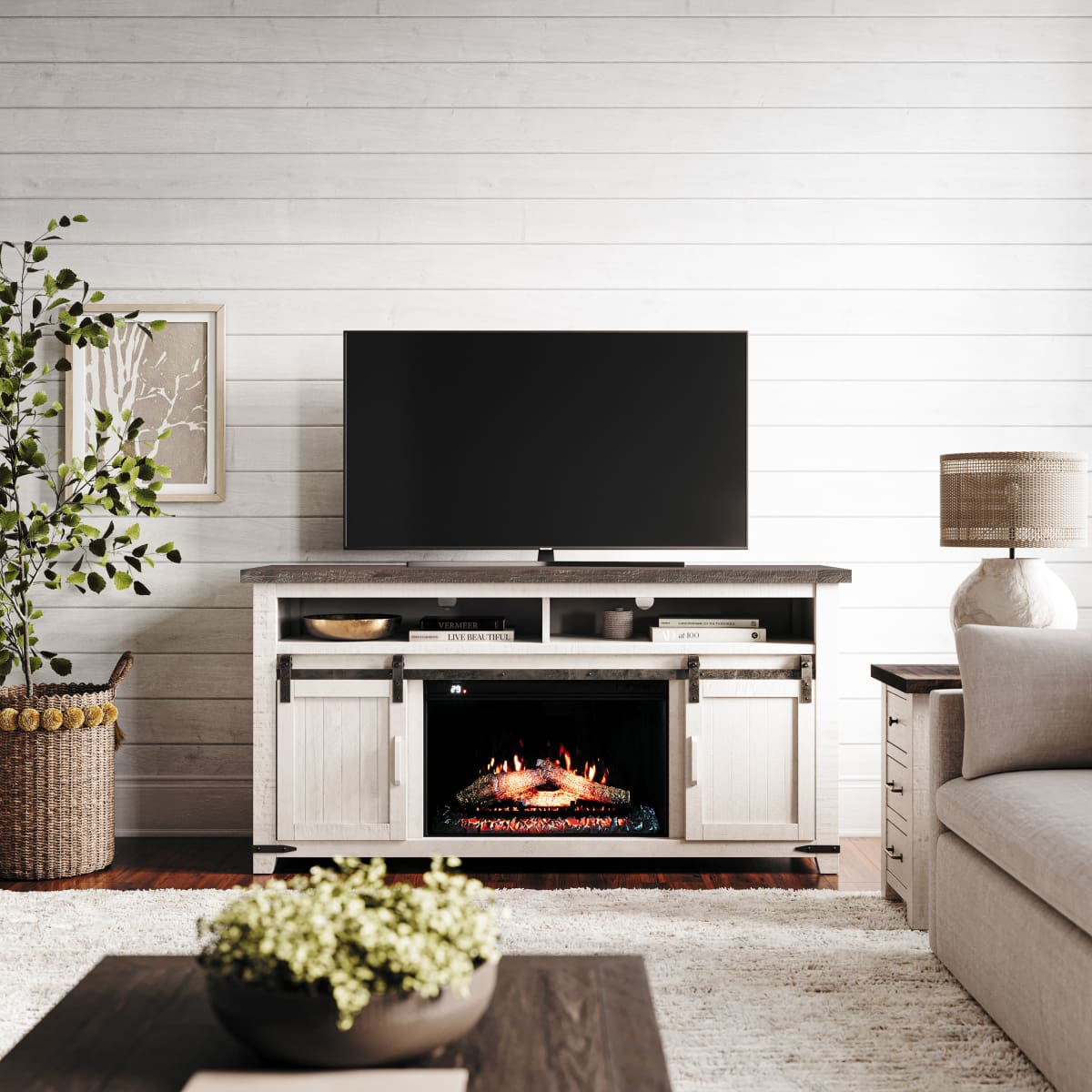 Madison County Electric Fireplace Media Console - media-console