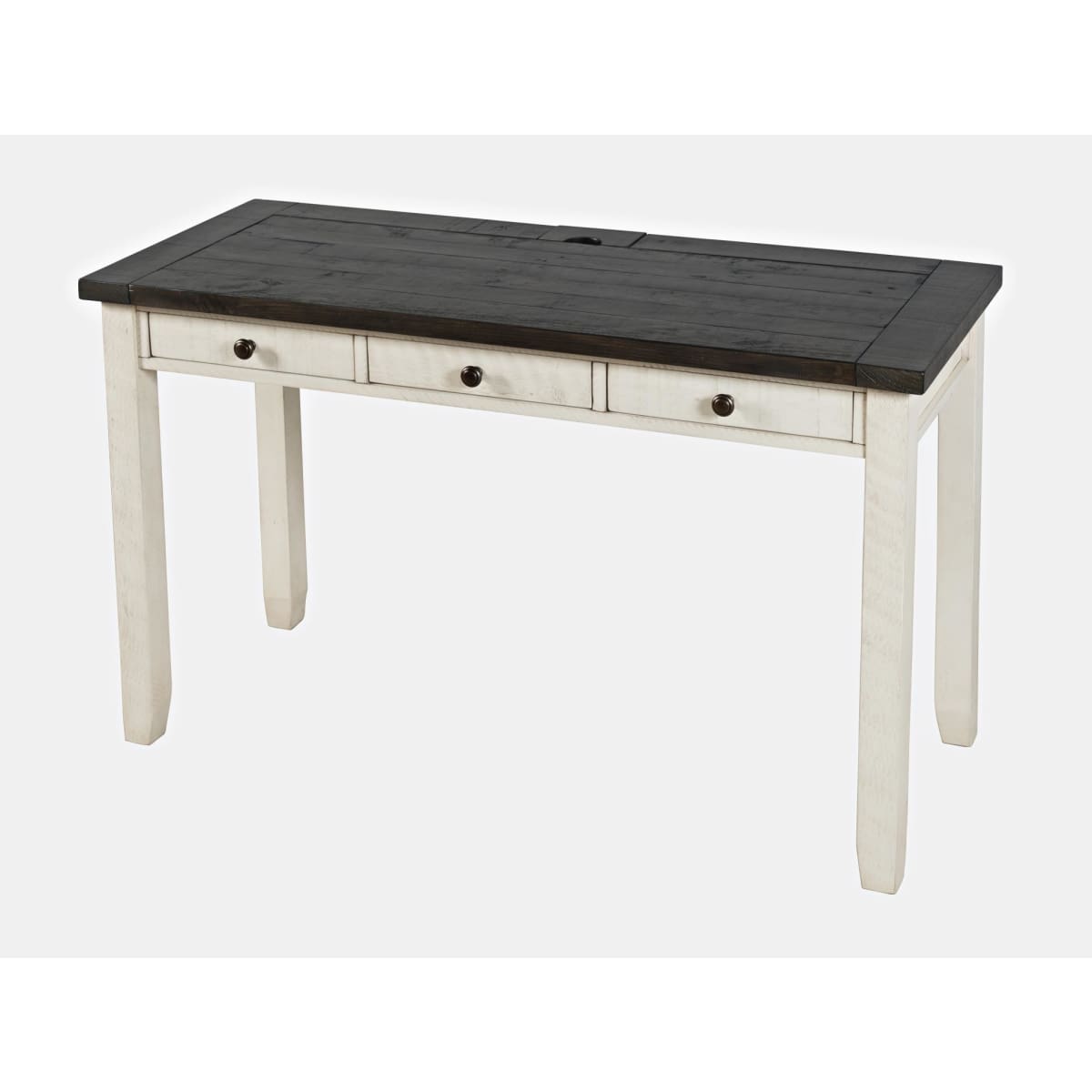 Madison County Power Desk-Vintage White - 50X20X30 - Office Desk