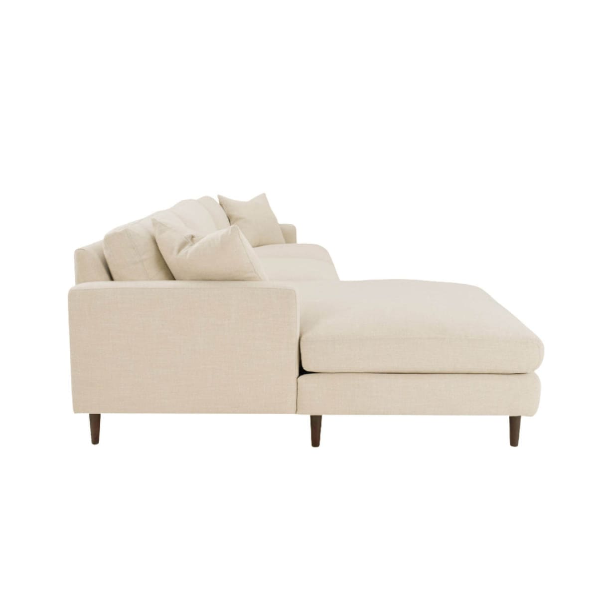 Martha Left Sectional Sofa - Beach Alabaster - lh-import-sofas