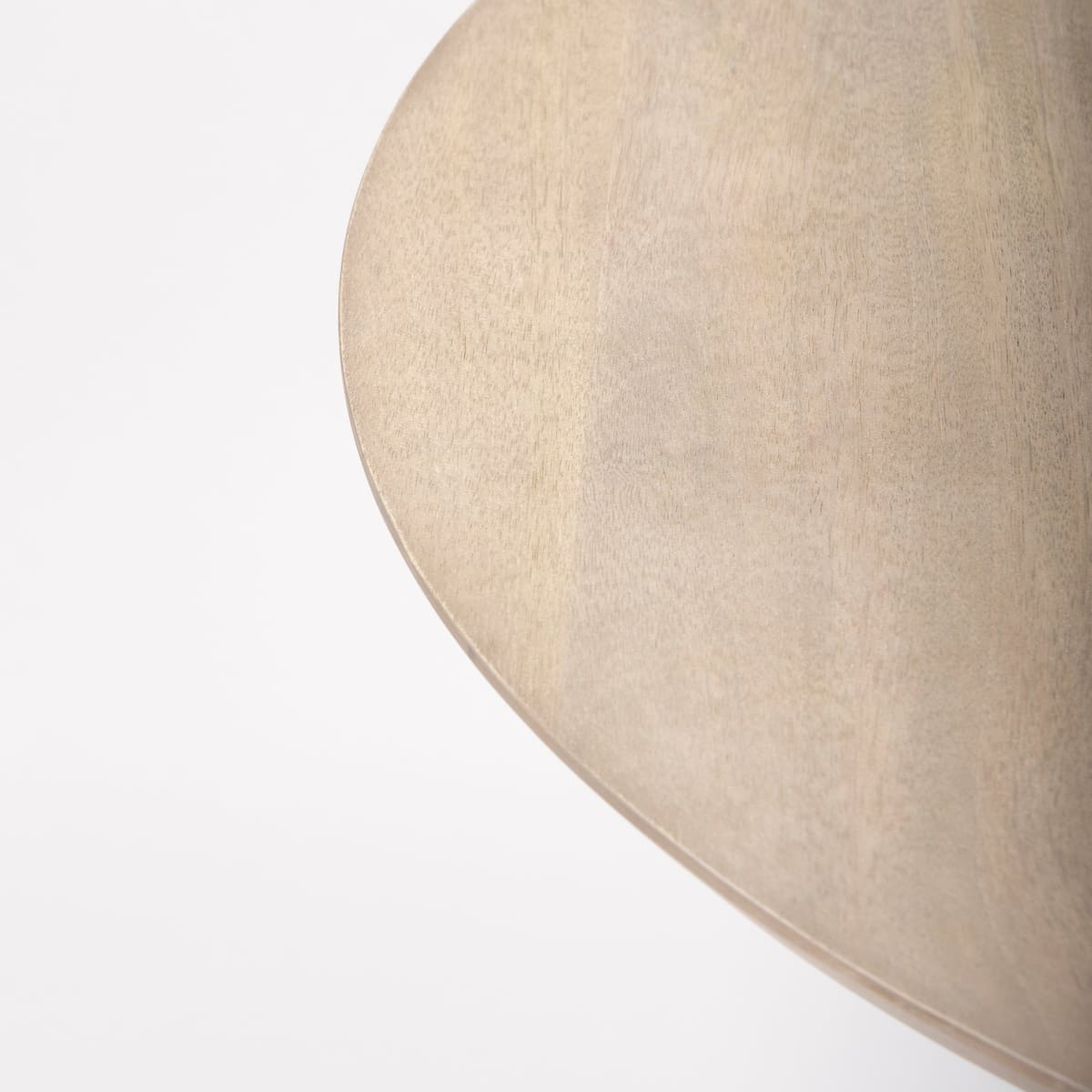 Maxwell Bistro Table Light Wood | Gold Accent - dining-table