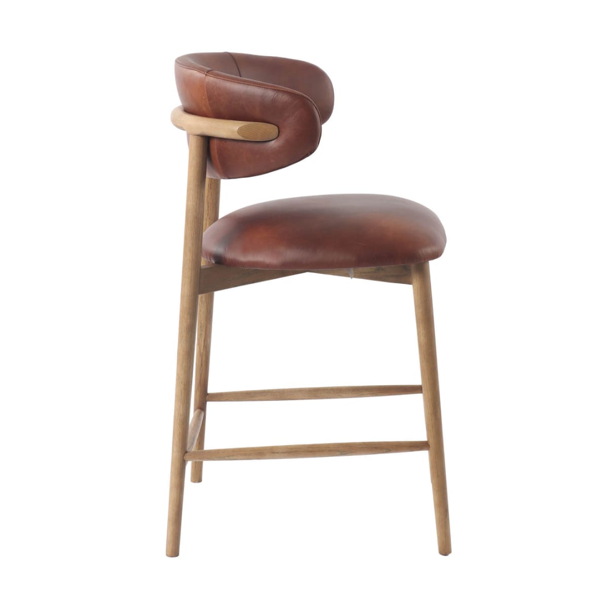 Milo Counter Stool - Tobacco - lh-import-stools