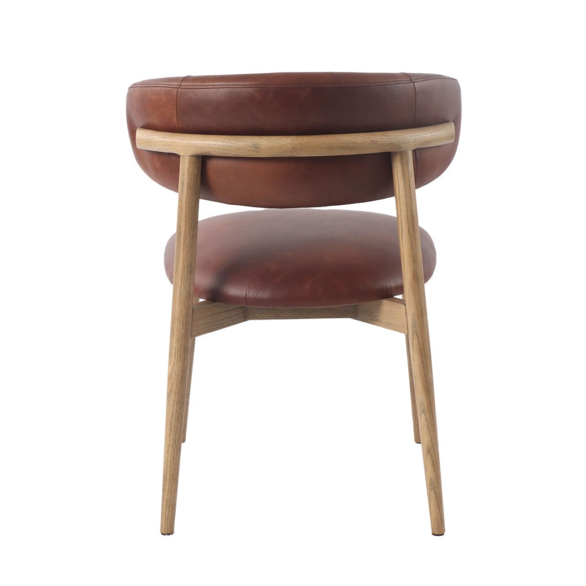 Milo Dining Chair - Tobacco Leather - lh-import-dining-chairs