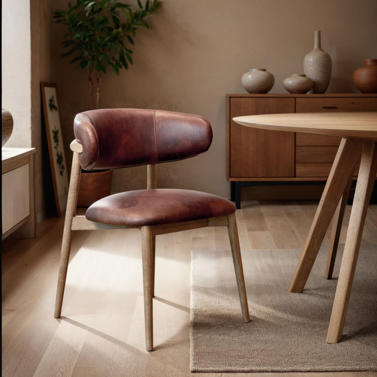 Milo Dining Chair - Tobacco - lh-import-dining-chairs