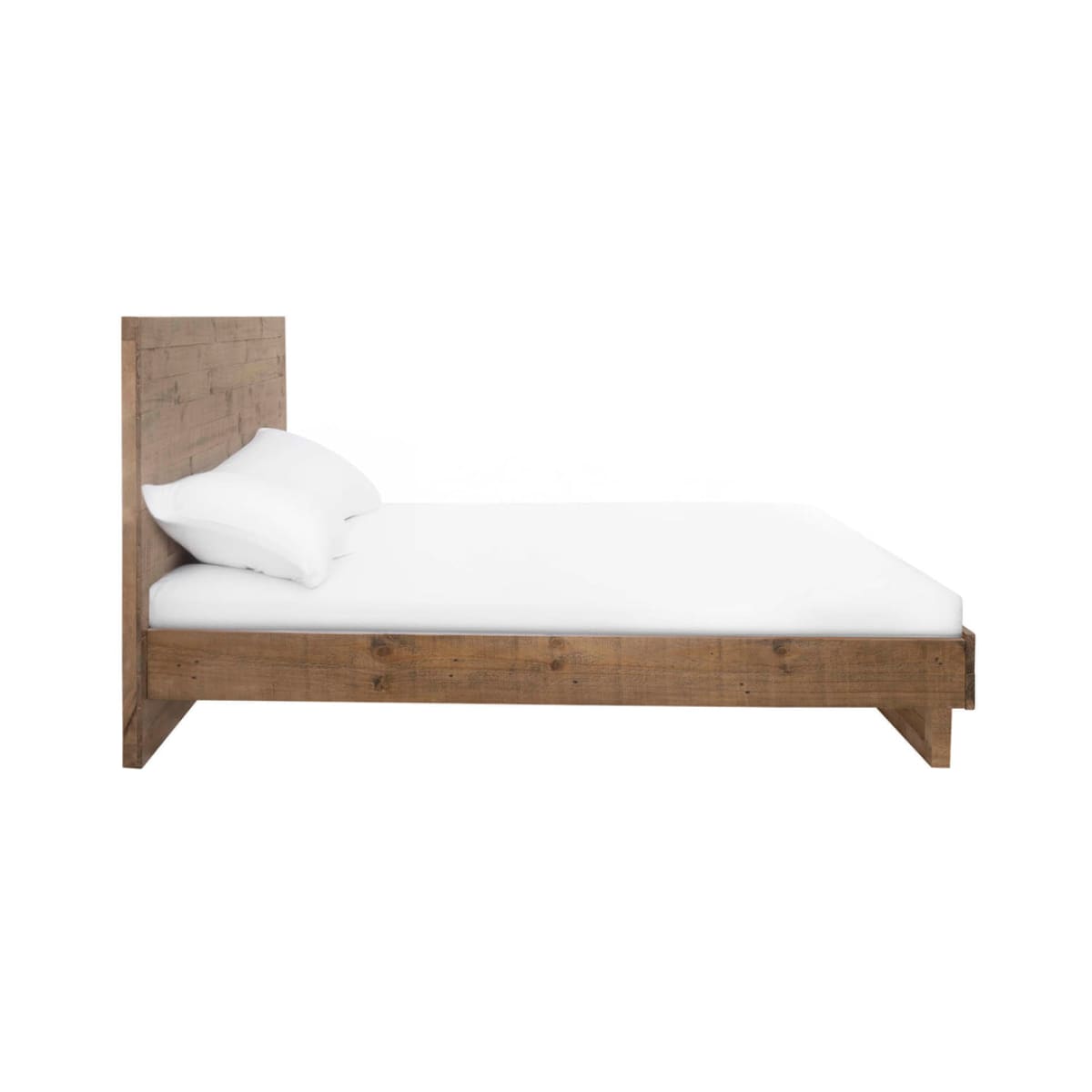 Nevada Queen Bed - Dark Driftwood - lh-import-beds