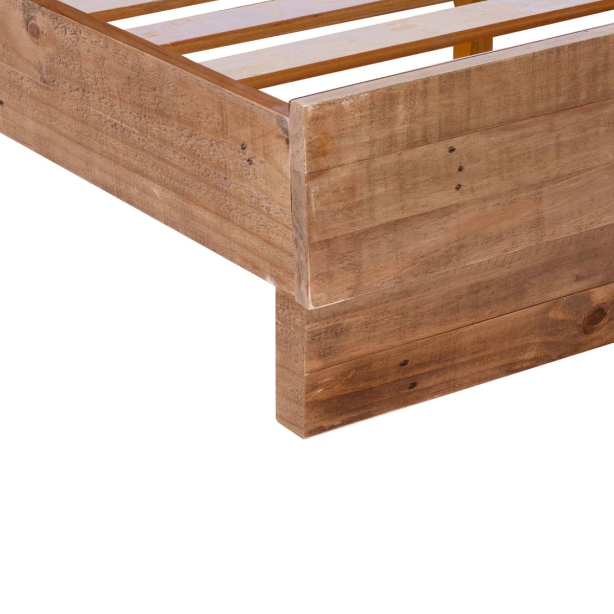 Nevada Queen Bed - Dark Driftwood - lh-import-beds