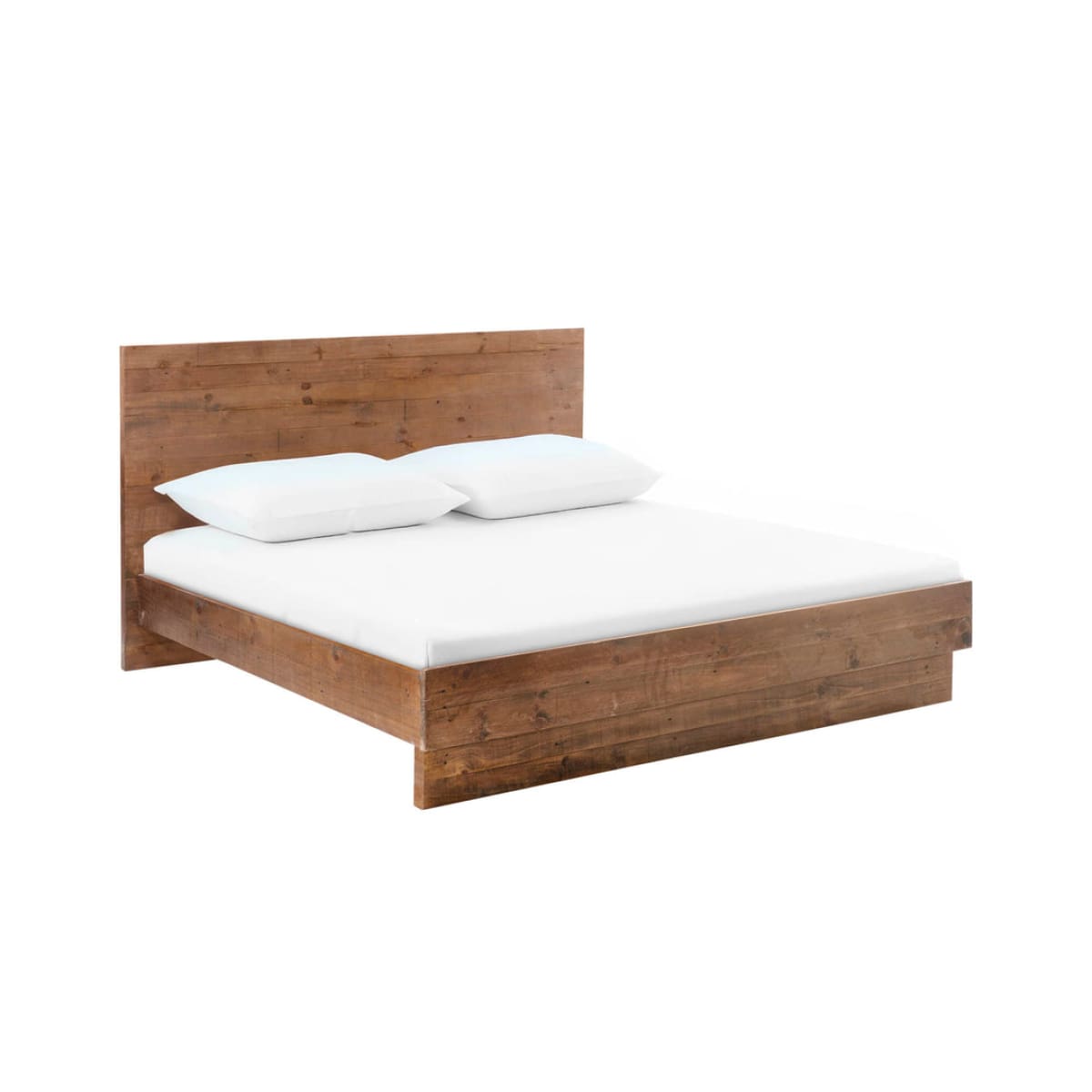Nevada Queen Bed - Dark Driftwood - lh-import-beds