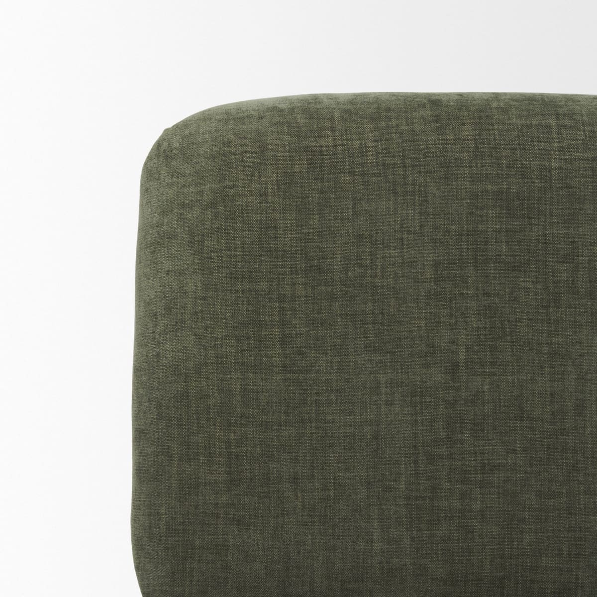 Nora Upholstered Accent Chair Green | Black Metal - accent-chairs