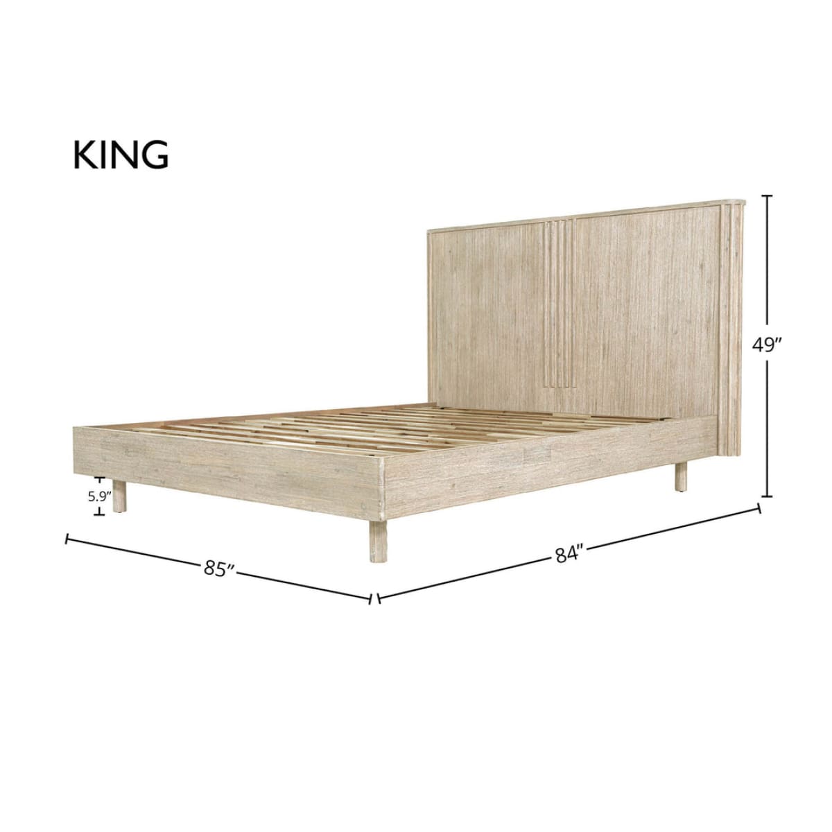 Oasis King Bed - lh-import-beds
