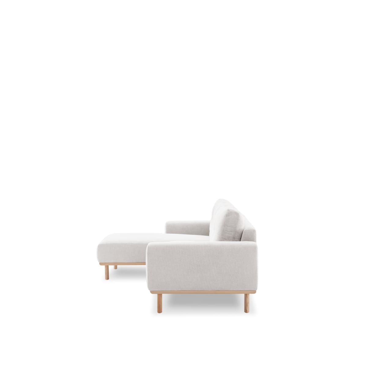 Otter Sectional Left Chaise Dove - Sectional