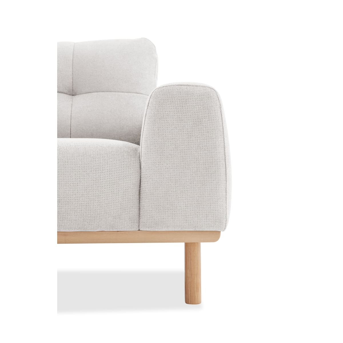 Otter Sectional Left Chaise Dove - Sectional