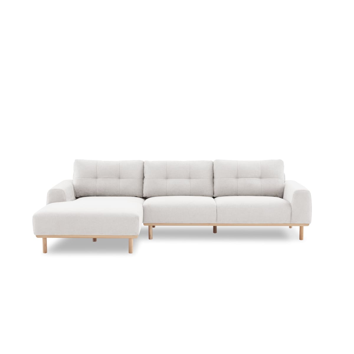 Otter Sectional Left Chaise Dove - Sectional