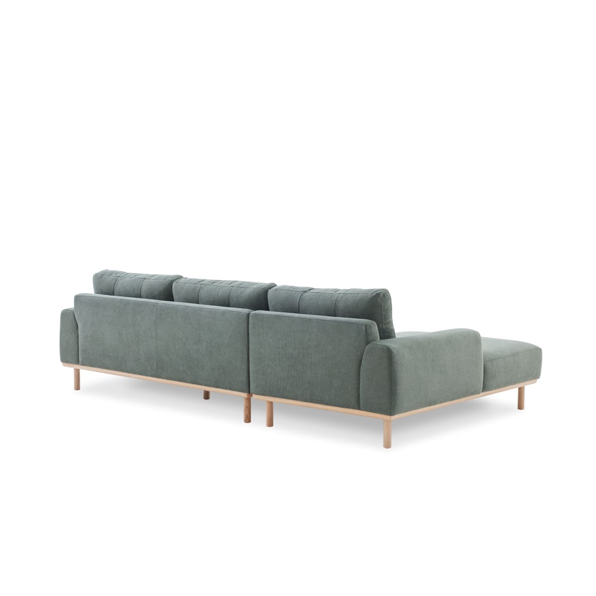 Otter Sectional Left Hand Chaise Green - Sectional
