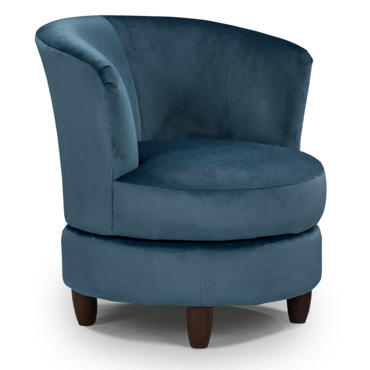 Palmona Swivel Barrel Chair - accent-chairs