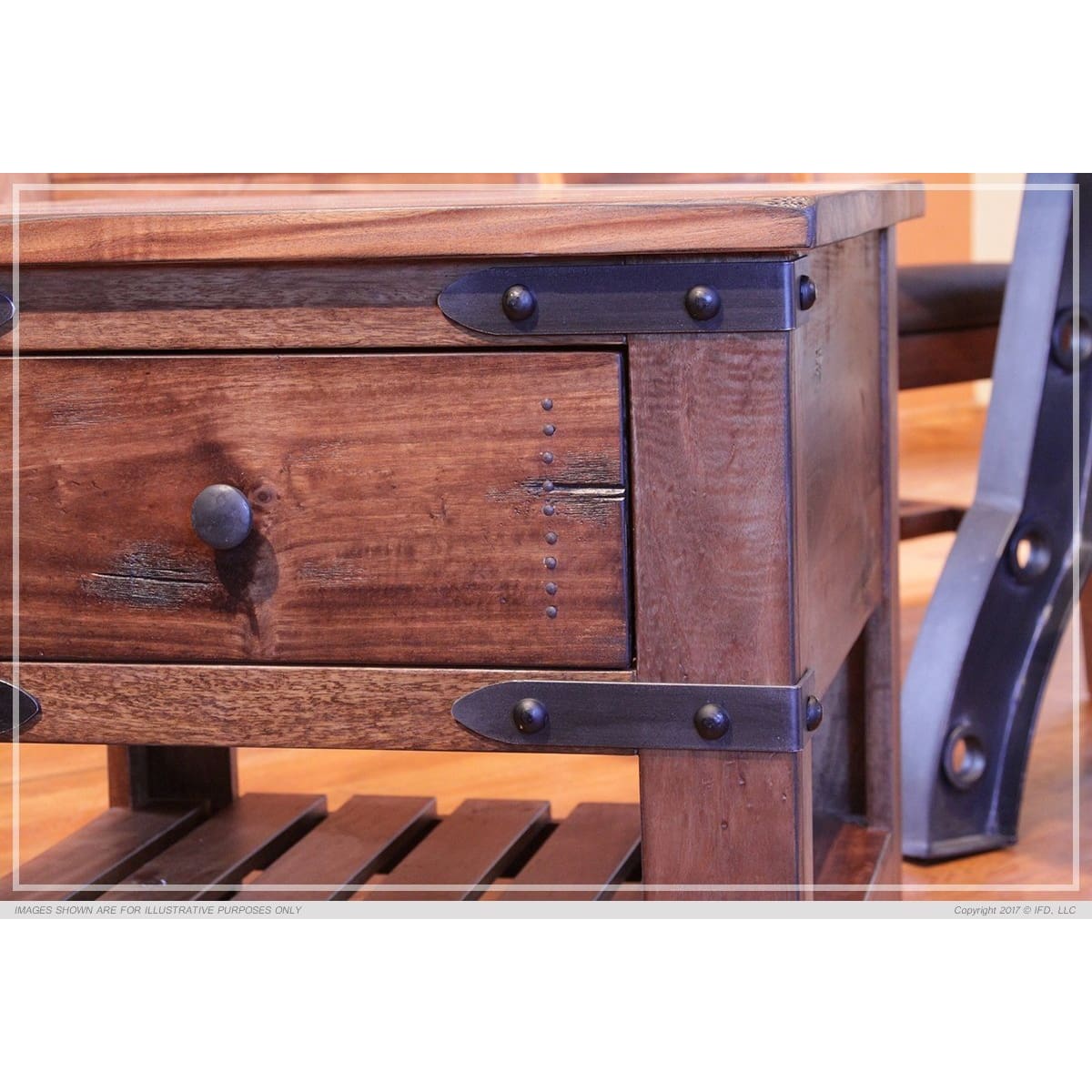 Parota Coffee Table - 55 x 33 x 20 - COFFEE TABLE