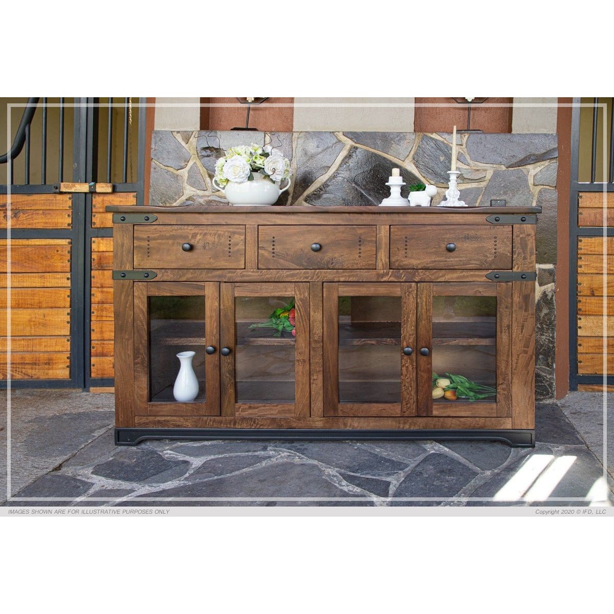 Parota Console - 70 x 17-3/4 x 40-3/4 - accent cabinet