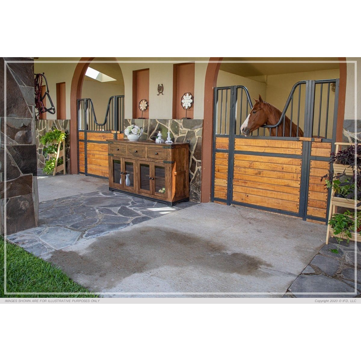 Parota Console - 70 x 17-3/4 x 40-3/4 - accent cabinet