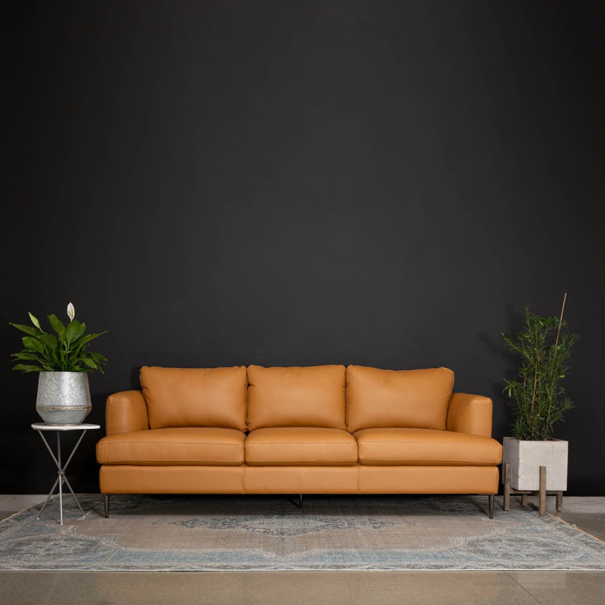 Patio Square Standing Pot - Natural Stone - lh-import-vases