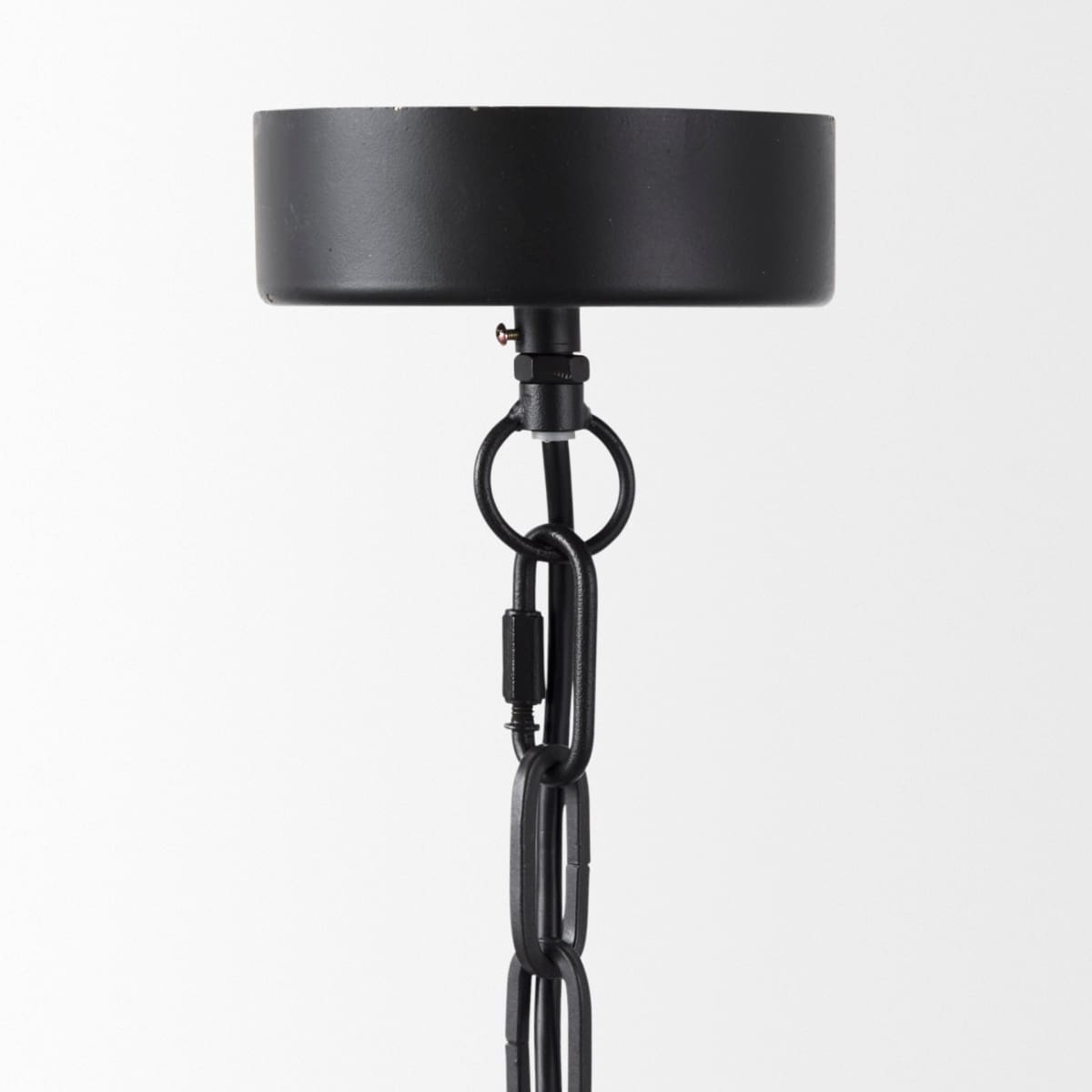 Pendra Chandelier Black Metal | Black Wood - chandeliers