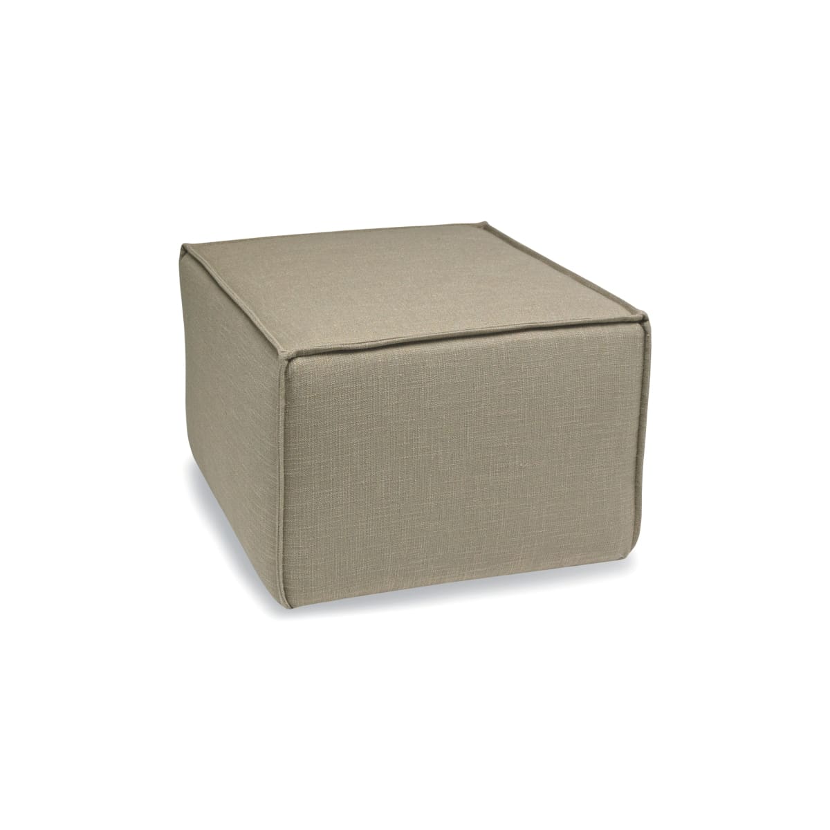 Plush Ottoman