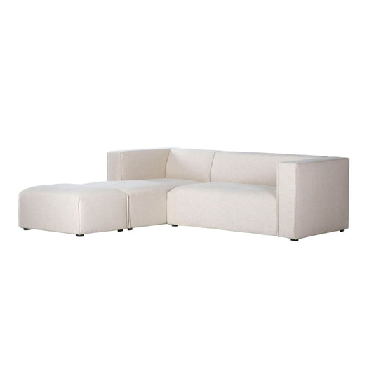 Premium Small Left Modular Sectional W/ Ottoman - lh-import-sectionals