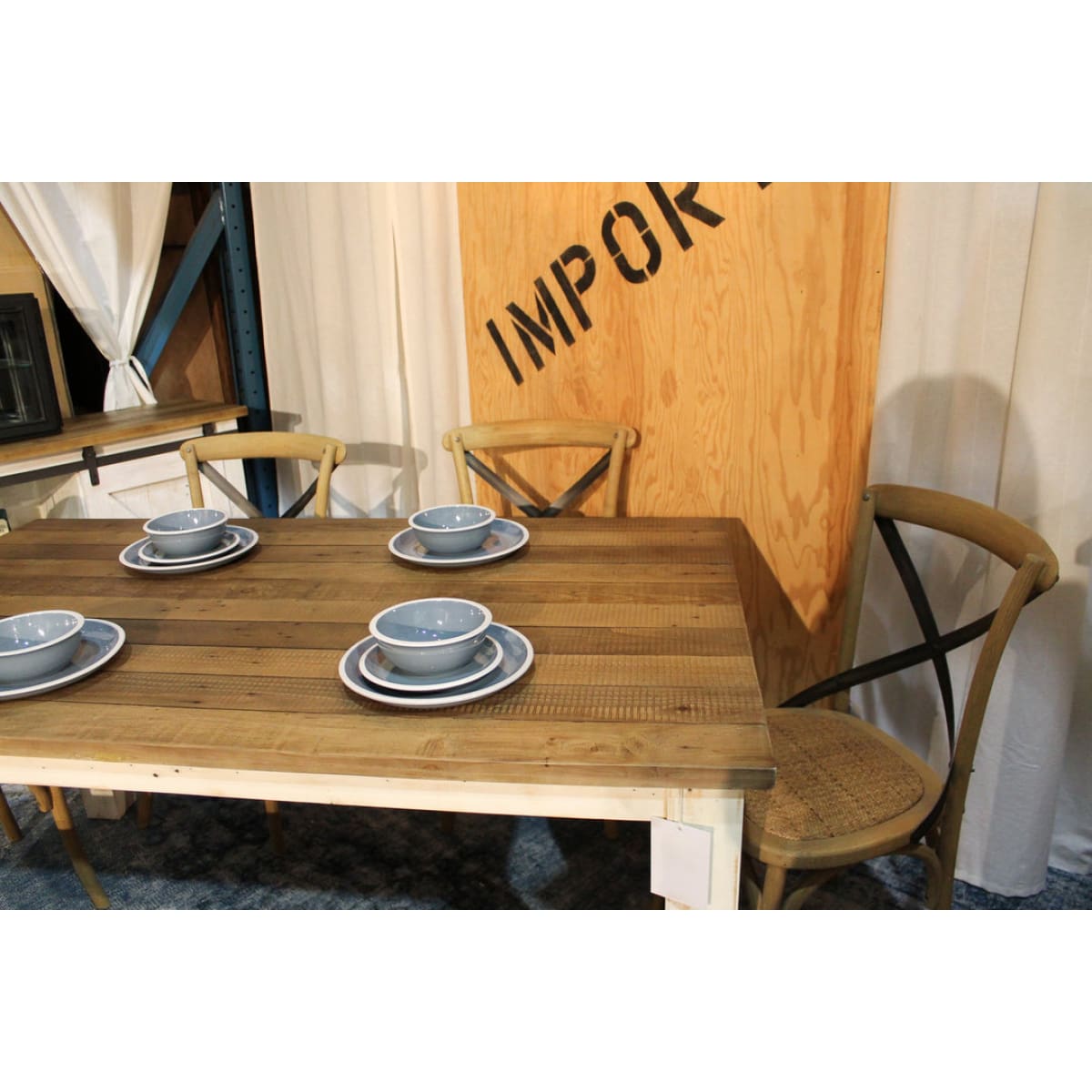 Provence Regular Fixed Dining Table 63’’ - lh-import-dining-tables