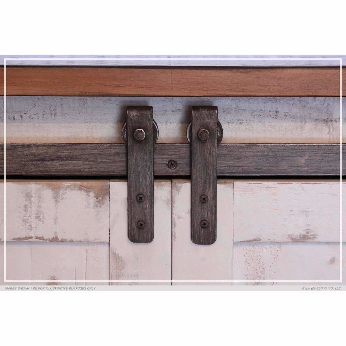 360 Pueblo White 60 Tv Stand - ENTERTAINMENT CONSOLE