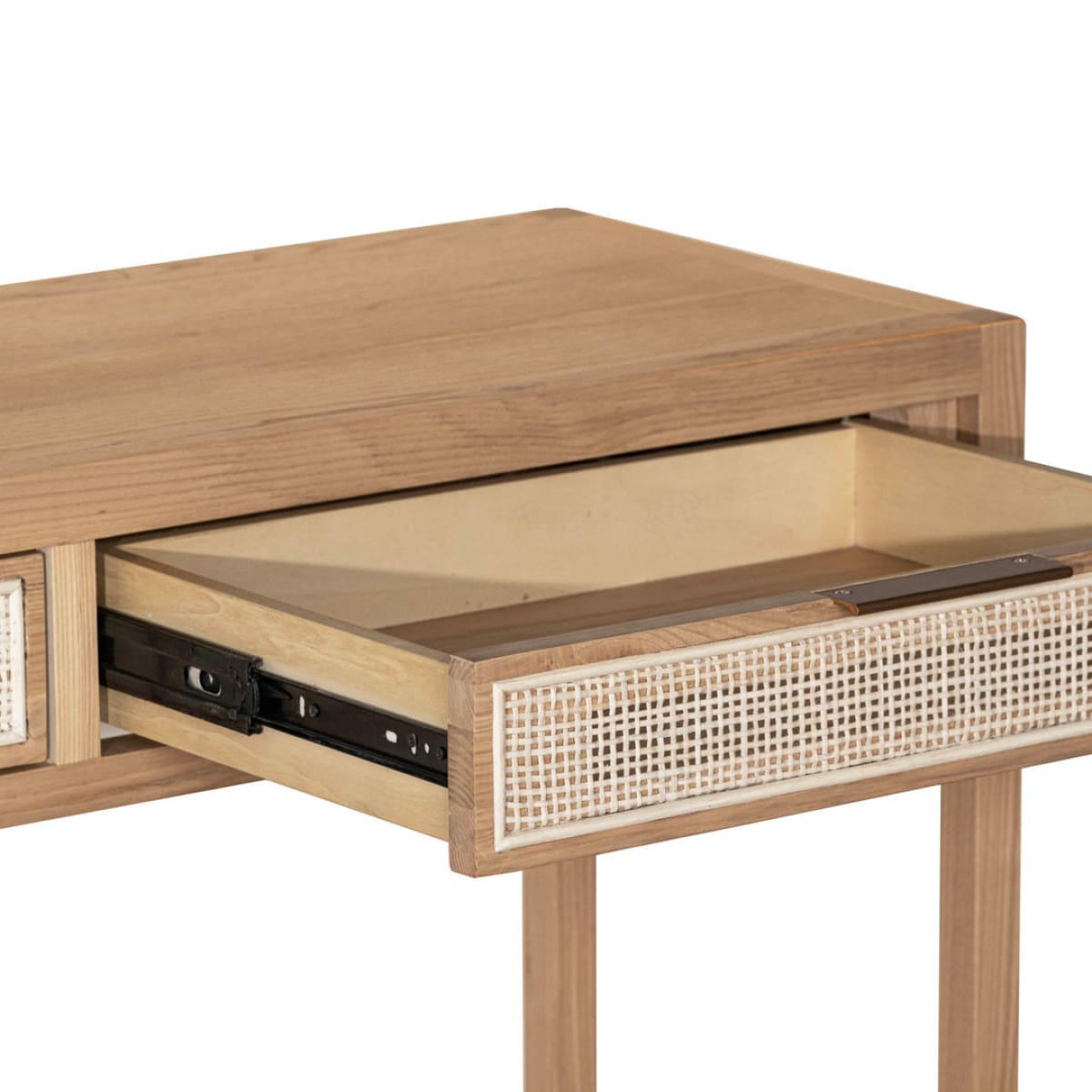 Rattan Console Table - Natural - lh-import-console-tables