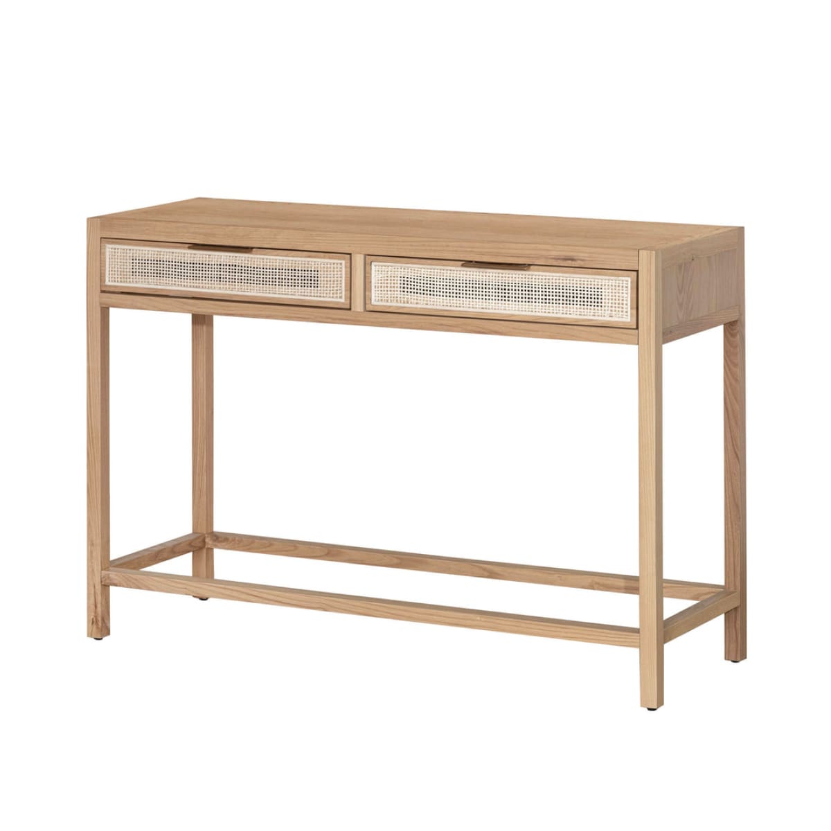 Rattan Console Table - Natural - lh-import-console-tables