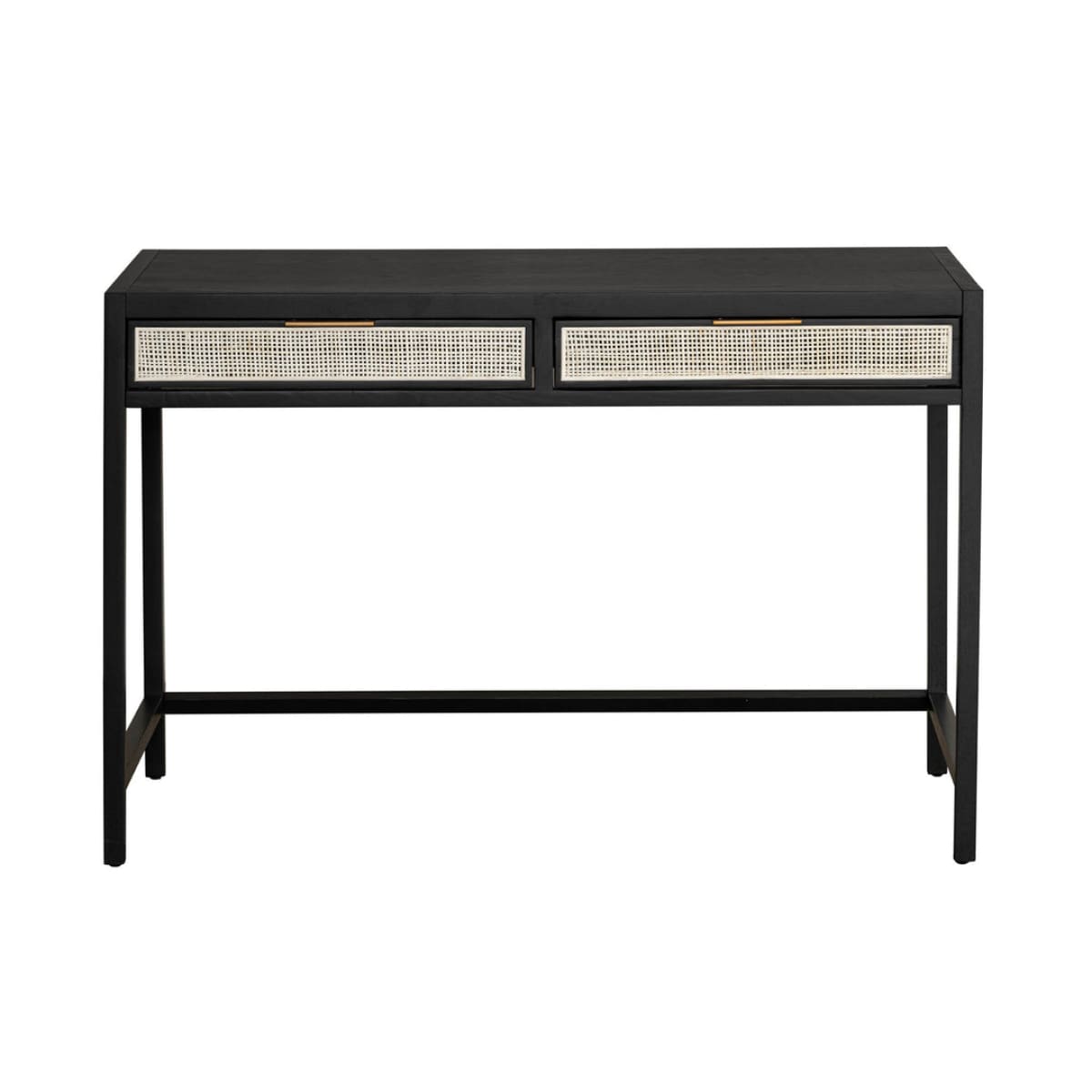 Rattan Desk - Ebony - lh-import-desks