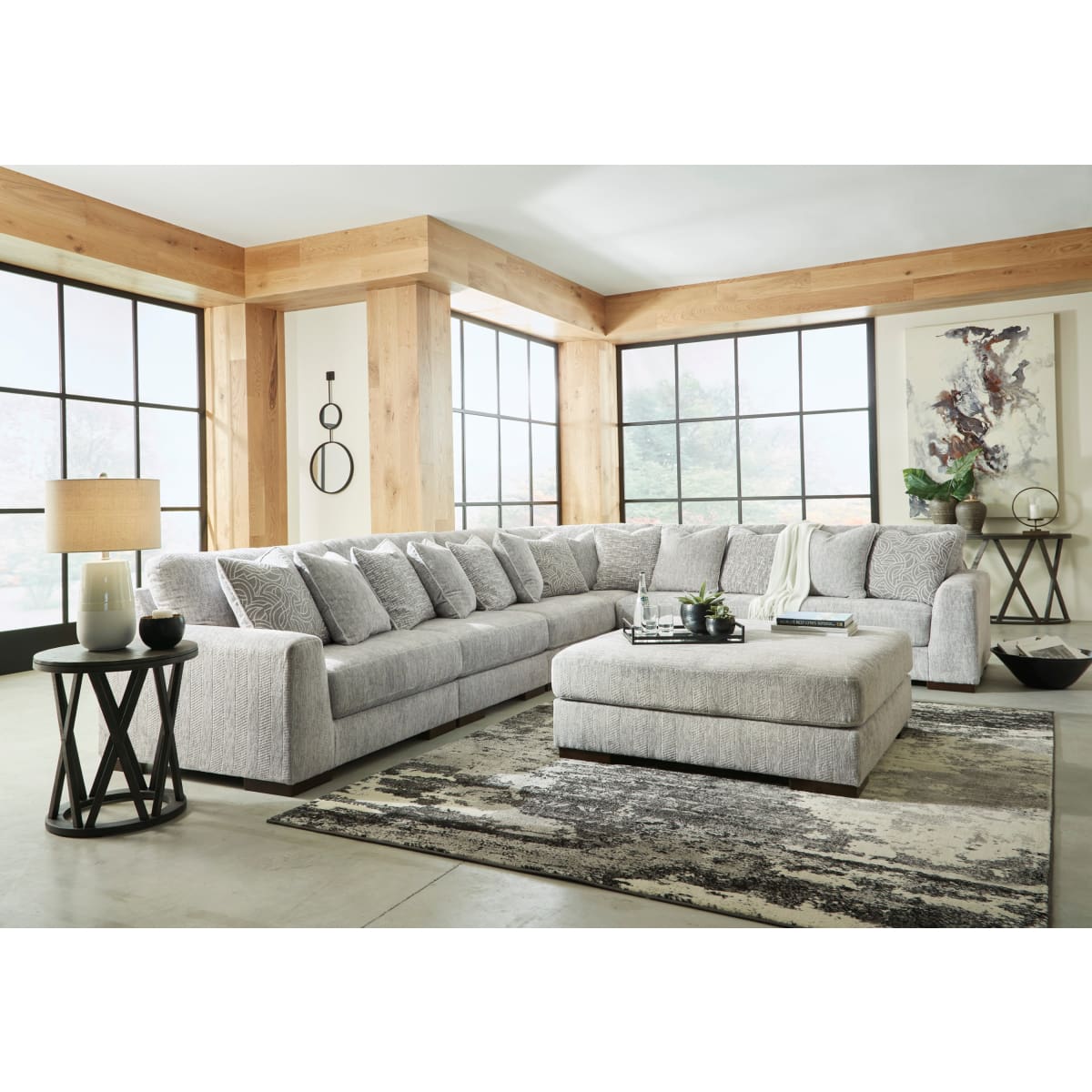 Regent Park Sectional - 132 W x 132 D x 39 H - Sectional