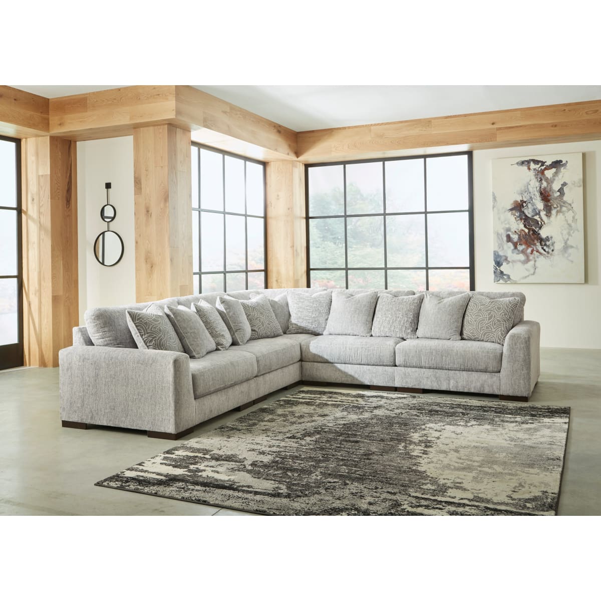 Regent Park Sectional - 132 W x 132 D x 39 H - Sectional