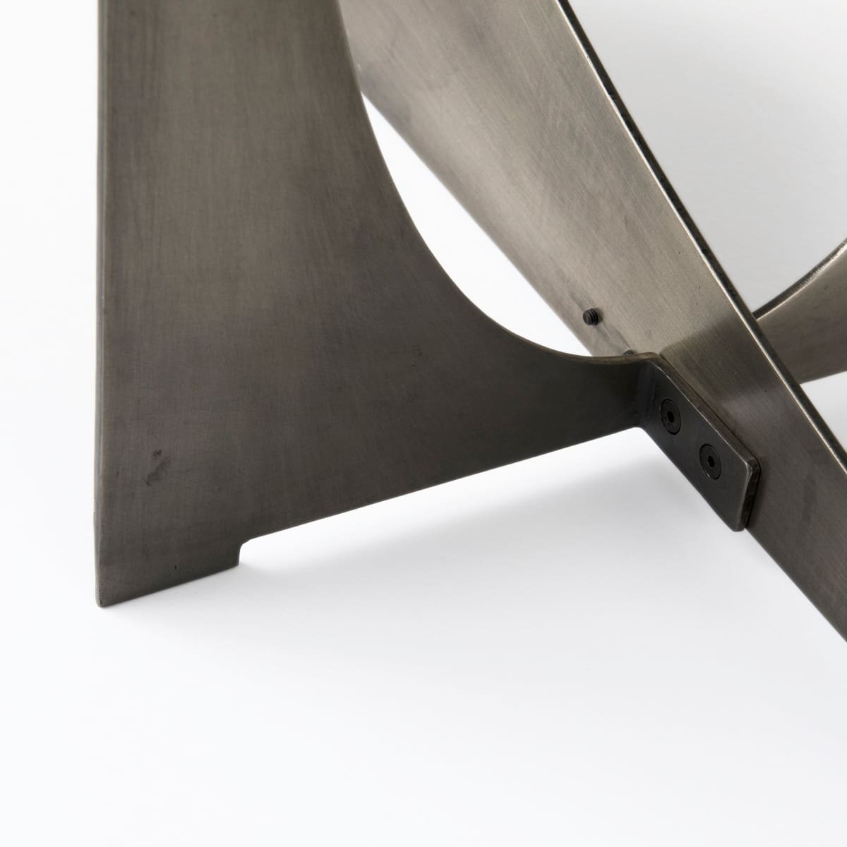 Reinhold Console Table Black Marble | Nickel Metal - console-tables