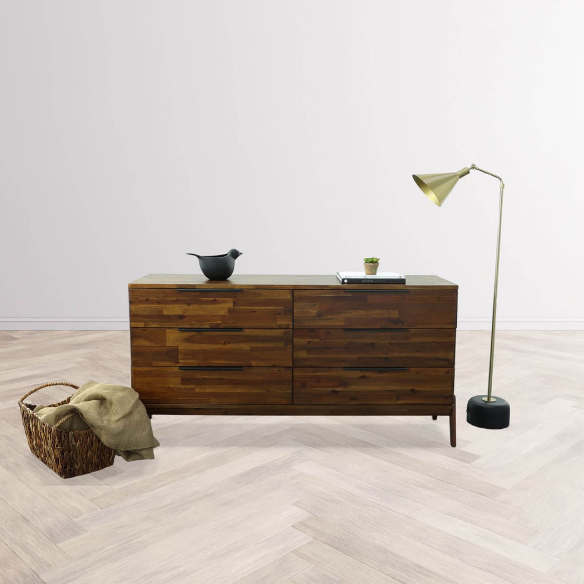 Remix 6 Drawer Dresser - lh-import-dressers