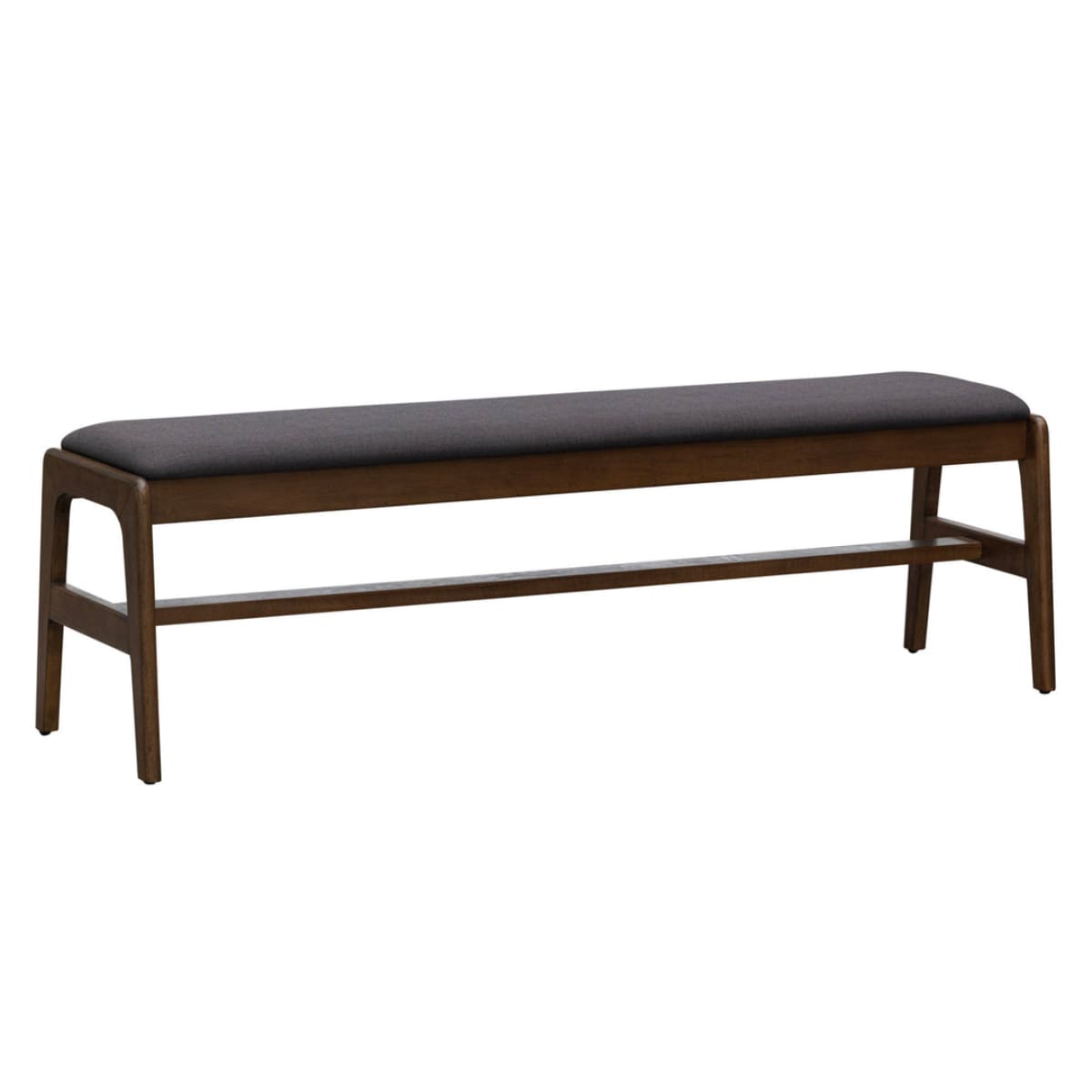 Remix Upholstered Bench - Grey - lh-import-dining-benches