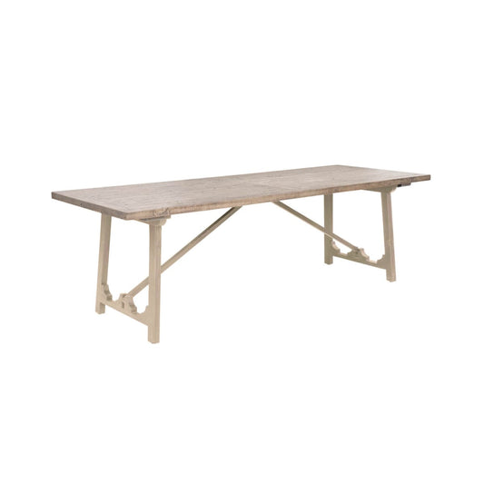 Renaissance Dining Table - Antique White - lh-import-dining-tables