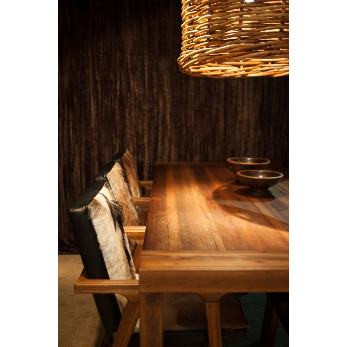 Rio Cool Armchair - Cool Brown Leather/Goat Hair - lh-import-accent-club-chairs