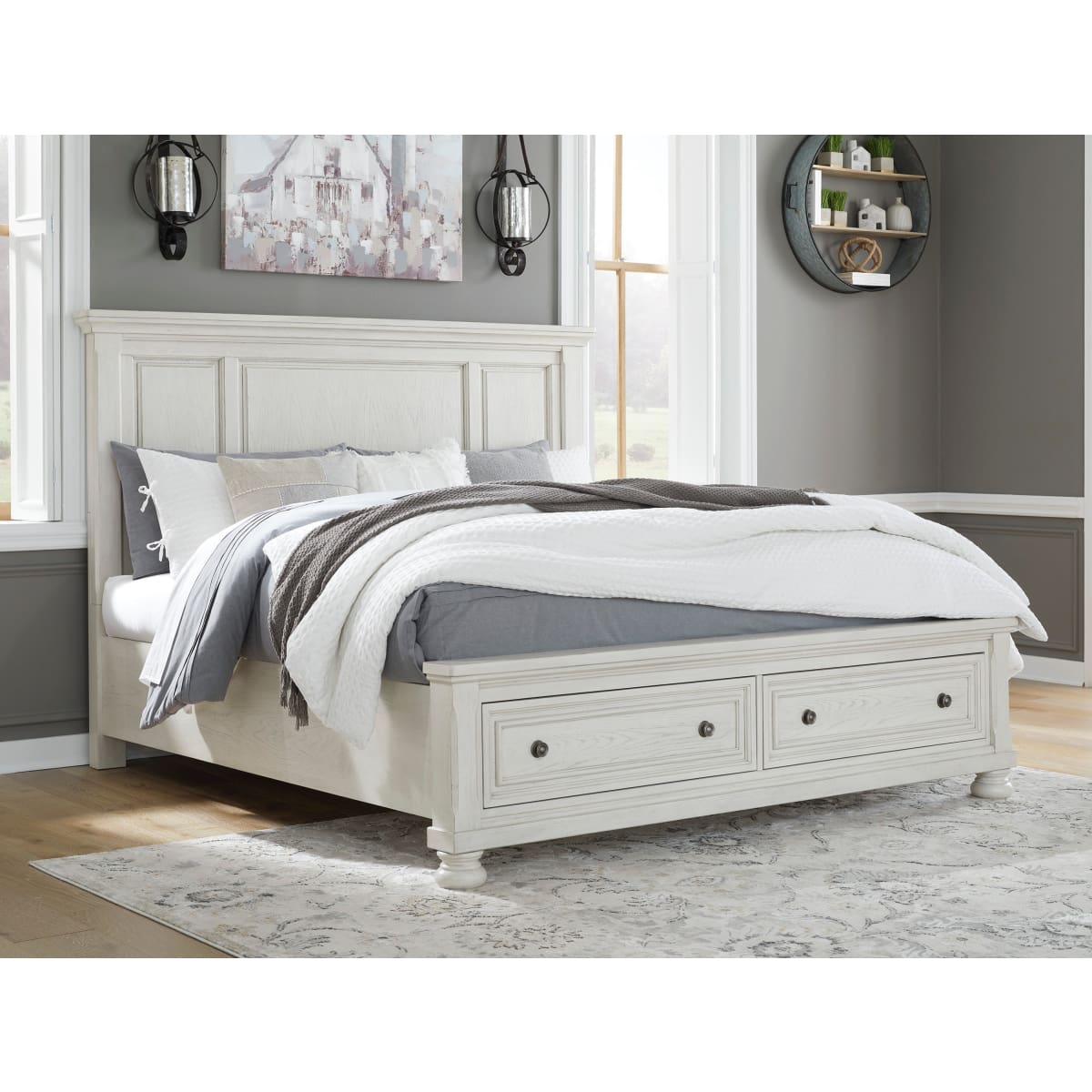 Robbinsdale King Panel Storage Bed - $1499.99 - bed