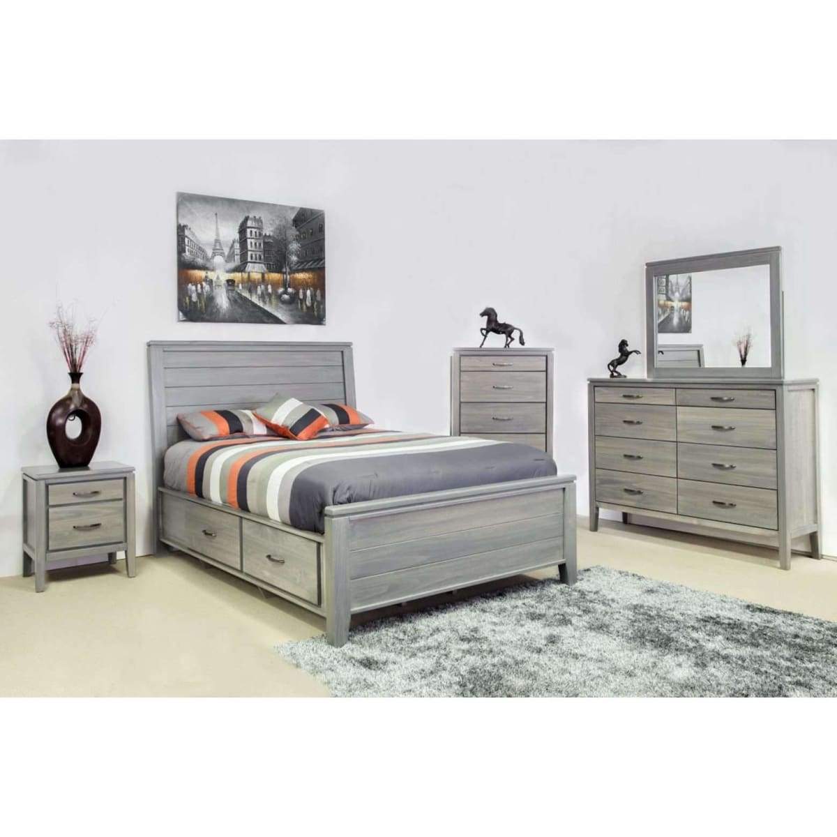 Robina Queen Storage Bed - bed