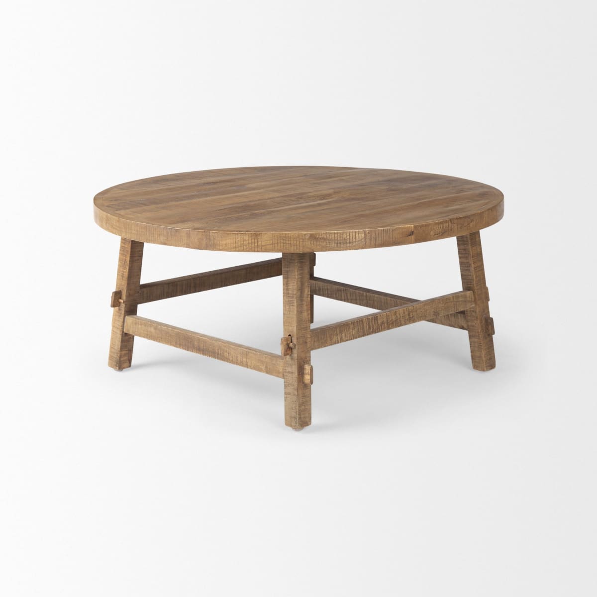 Rosie Coffee Table Medium Brown Wood | 36’’ - coffee-tables