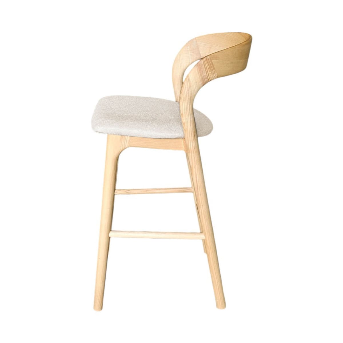 Rotondo Counter Stool - Natural Frame - lh-import-stools