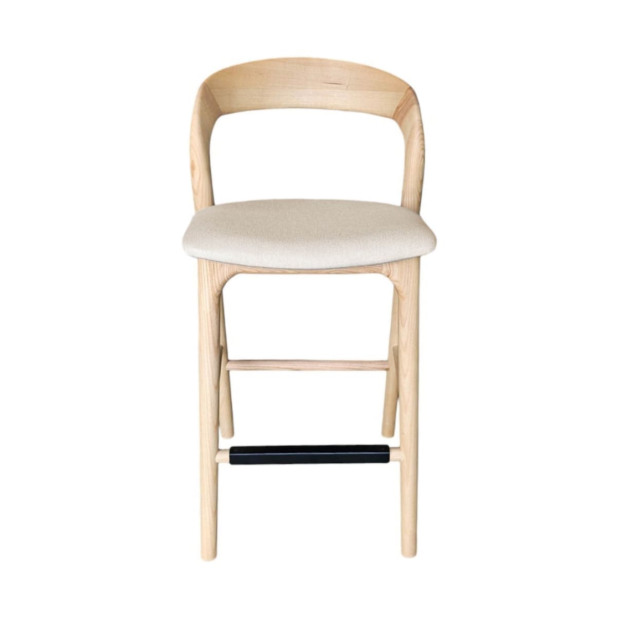Rotondo Counter Stool - Natural Frame - lh-import-stools
