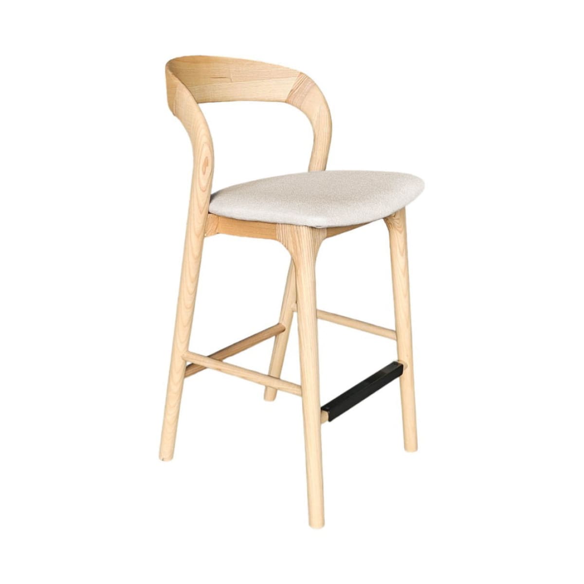 Rotondo Counter Stool - Natural Frame - lh-import-stools