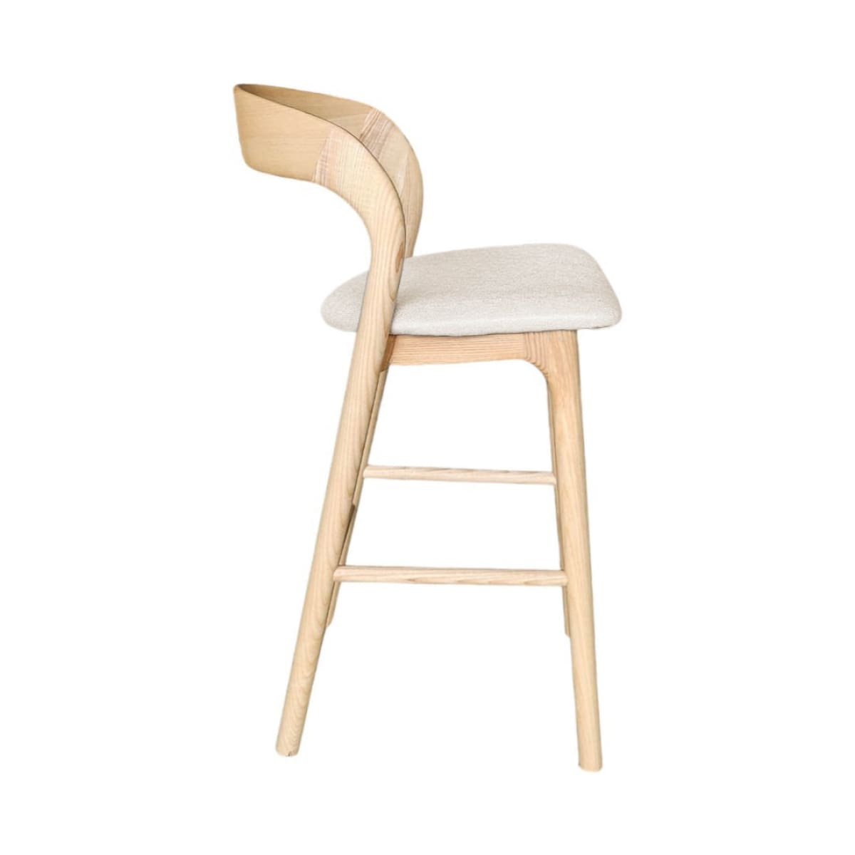 Rotondo Counter Stool - Natural Frame - lh-import-stools
