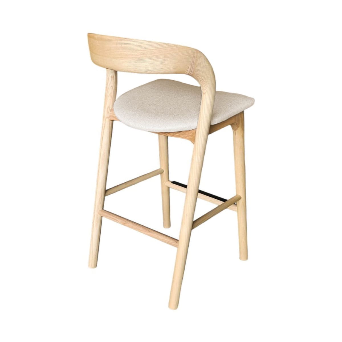 Rotondo Counter Stool - Natural Frame - lh-import-stools