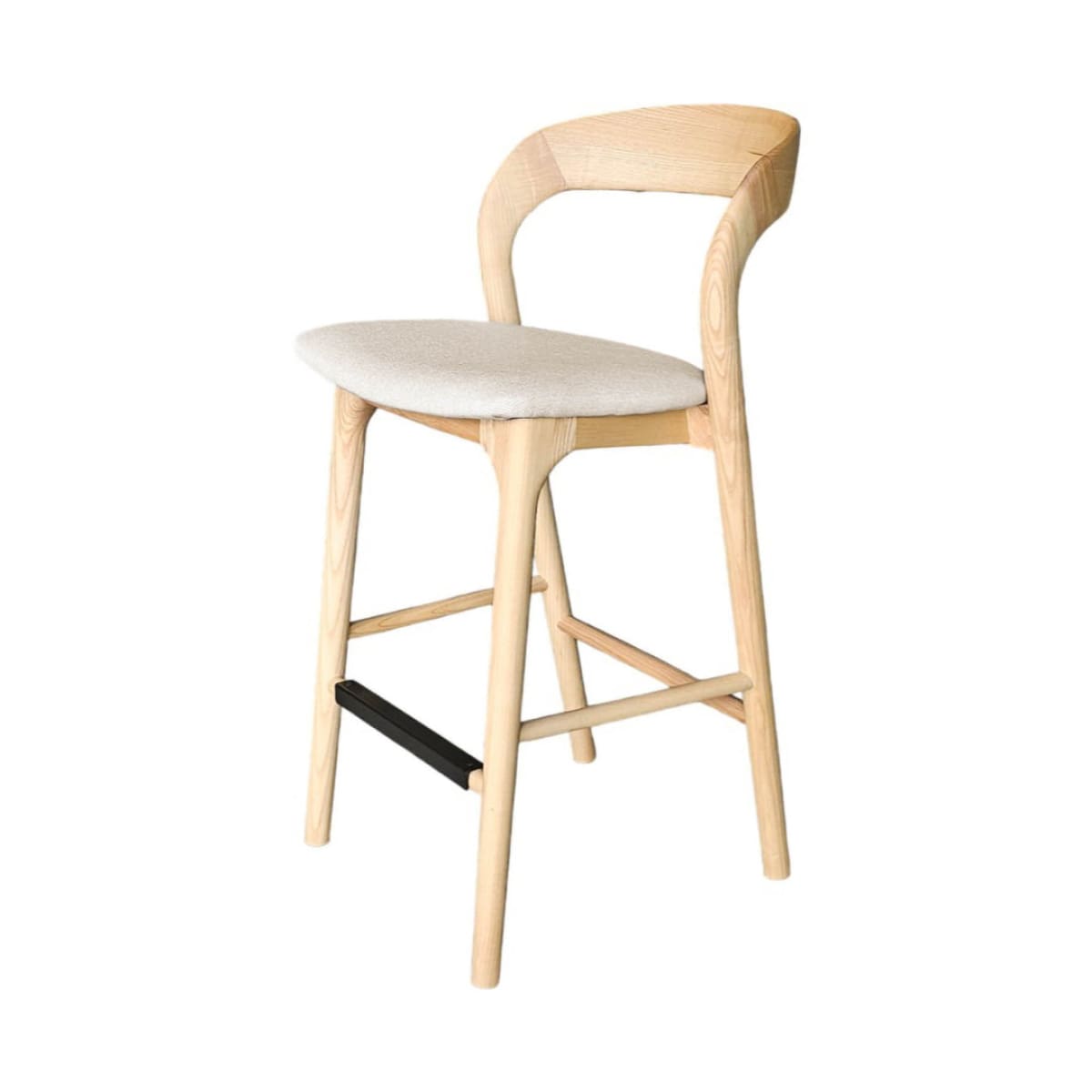 Rotondo Counter Stool - Natural Frame - lh-import-stools