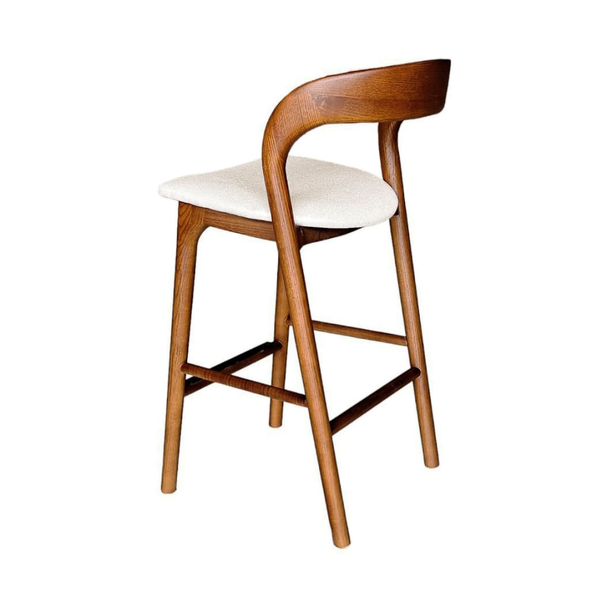 Rotondo Counter Stool - Walnut Frame - lh-import-stools