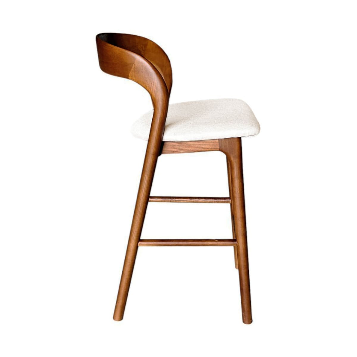 Rotondo Counter Stool - Walnut Frame - lh-import-stools